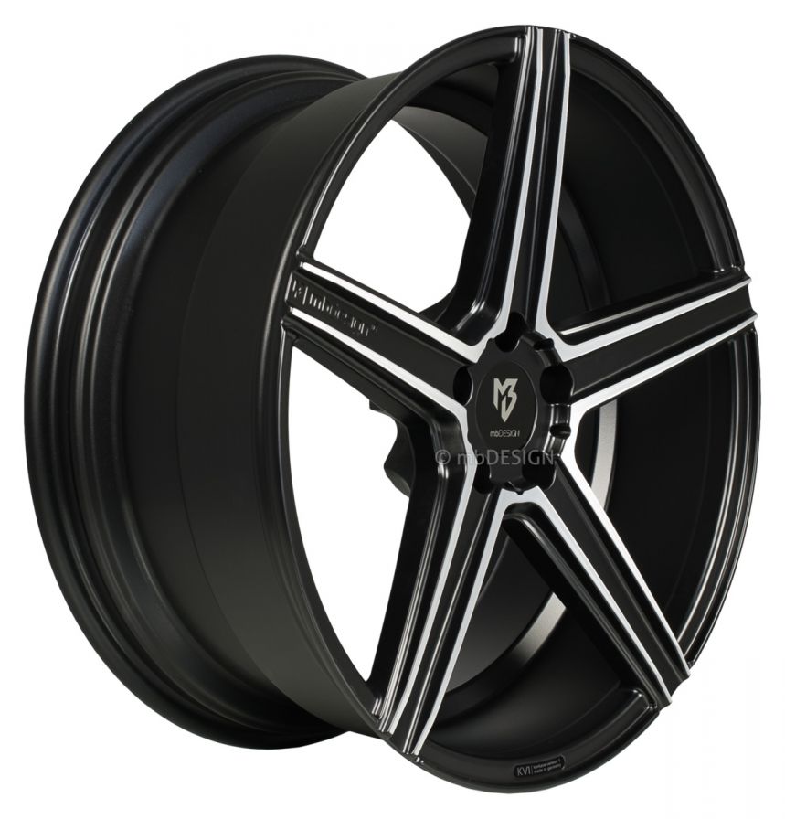 mbDESIGN<br>KV1 - Mattschwarz poliert (22x10)